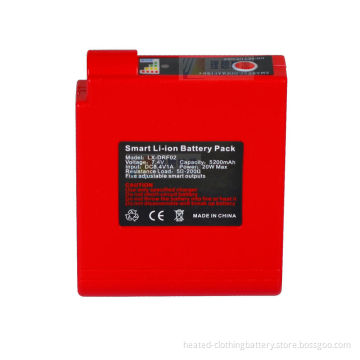 7.4v 5200mah Led Display Lithium Ion Rechargeable Batteries With Smart Power Management